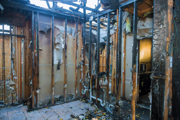 Professional Emergency Fire Cleanup technician working in North Adams, MA